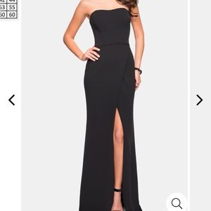 LaFemme black strapless